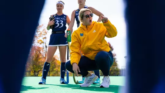 Nina Klein Consults Her Team (Oct. 17, 2025 in Hamden, Conn.)