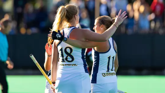 Maaike van Wensen and Katie Shanahan Celebrate at Providence (Oct. 10, 2025 in Providence, R.I.)