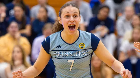 Giulia Ragusa During Win vs. Merrimack (Sept. 29, 2026 in Hamden, CT)