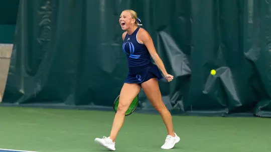 Caroline Schulson Hype After Winning a Set Against Fairfield (4.27.25 in North Haven, CT)