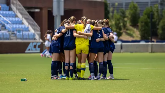 WSOC Pregame Team Huddle at UNC - August 16th, 2026 in Chapel Hill, NC