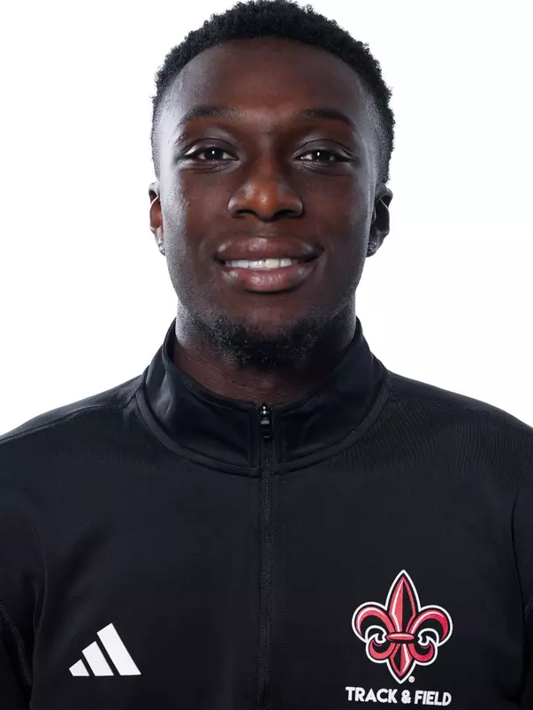 LAFAYETTE, LA - JANUARY 13: Nelvin Appiah poses for a headshot at the Louisiana Creative Studio on January 13, 2026 in Lafayette, Louisiana. (Photo by Benjamin R. Massey/Ragin’ Cajuns Athletics)