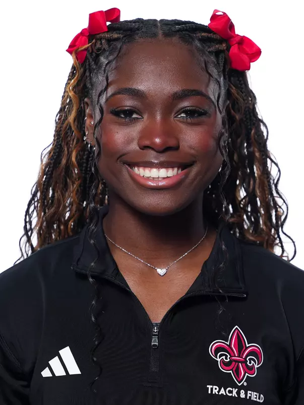 LAFAYETTE, LA - JANUARY 13: Amairi Ashford poses for a headshot at the Louisiana Creative Studio on January 13, 2026 in Lafayette, Louisiana. (Photo by Benjamin R. Massey/Ragin’ Cajuns Athletics)