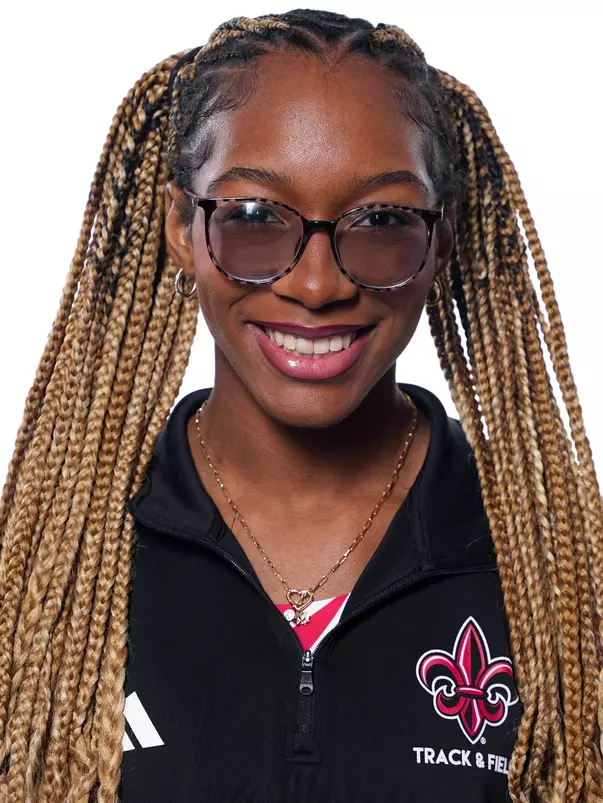 LAFAYETTE, LA - JANUARY 13: Madison Bailey poses for a headshot at the Louisiana Creative Studio on January 13, 2026 in Lafayette, Louisiana. (Photo by Benjamin R. Massey/Ragin’ Cajuns Athletics)