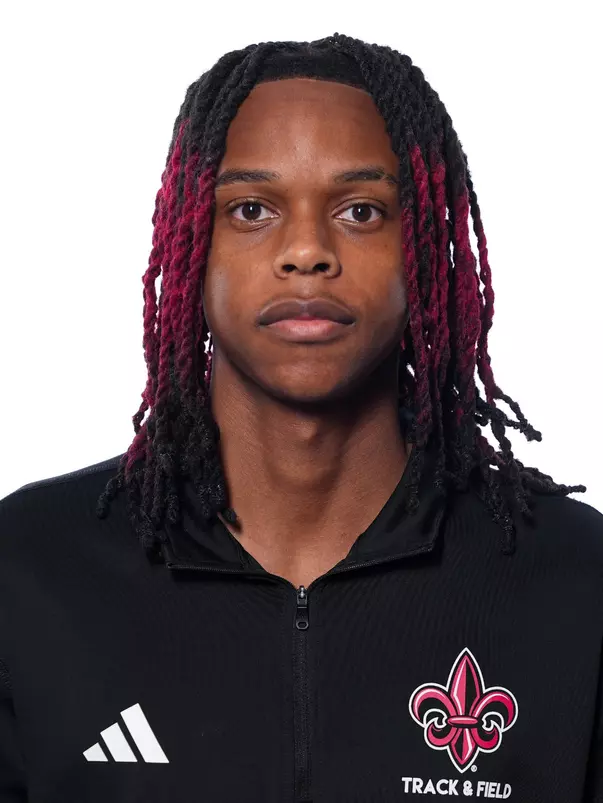 LAFAYETTE, LA - JANUARY 13: Darrius Charles poses for a headshot at the Louisiana Creative Studio on January 13, 2026 in Lafayette, Louisiana. (Photo by Benjamin R. Massey/Ragin’ Cajuns Athletics)