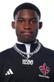 LAFAYETTE, LA - JANUARY 13: Broderick Davis poses for a headshot at the Louisiana Creative Studio on January 13, 2026 in Lafayette, Louisiana. (Photo by Benjamin R. Massey/Ragin’ Cajuns Athletics)