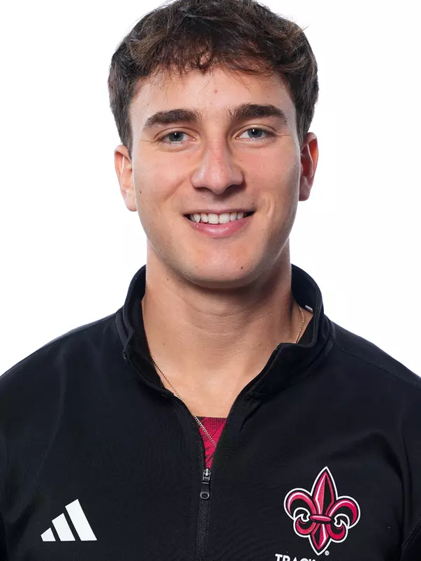 LAFAYETTE, LA - JANUARY 13: Justin Descant poses for a headshot at the Louisiana Creative Studio on January 13, 2026 in Lafayette, Louisiana. (Photo by Benjamin R. Massey/Ragin’ Cajuns Athletics)