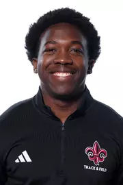 LAFAYETTE, LA - JANUARY 13: Jemar Ferguson poses for a headshot at the Louisiana Creative Studio on January 13, 2026 in Lafayette, Louisiana. (Photo by Benjamin R. Massey/Ragin’ Cajuns Athletics)