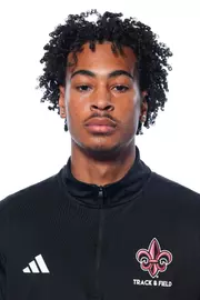 LAFAYETTE, LA - JANUARY 13: Michael Frazier III poses for a headshot at the Louisiana Creative Studio on January 13, 2026 in Lafayette, Louisiana. (Photo by Benjamin R. Massey/Ragin’ Cajuns Athletics)