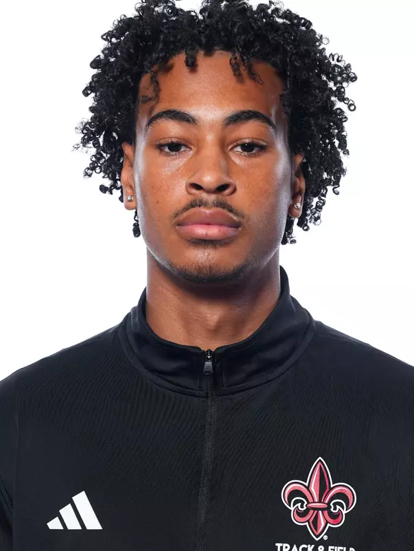 LAFAYETTE, LA - JANUARY 13: Michael Frazier III poses for a headshot at the Louisiana Creative Studio on January 13, 2026 in Lafayette, Louisiana. (Photo by Benjamin R. Massey/Ragin’ Cajuns Athletics)