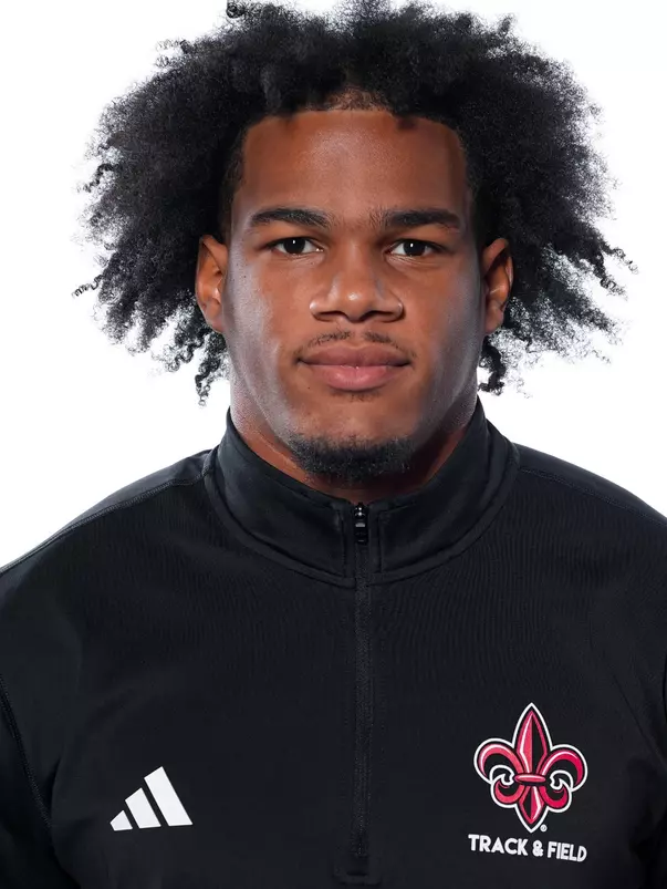 LAFAYETTE, LA - JANUARY 13: Kaleb Goodly poses for a headshot at the Louisiana Creative Studio on January 13, 2026 in Lafayette, Louisiana. (Photo by Benjamin R. Massey/Ragin’ Cajuns Athletics)