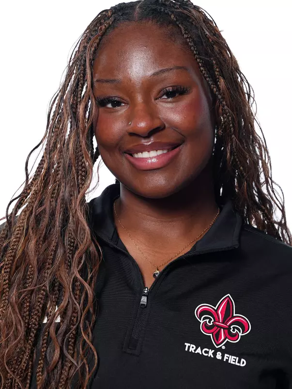 LAFAYETTE, LA - JANUARY 13: Laila Guy poses for a headshot at the Louisiana Creative Studio on January 13, 2026 in Lafayette, Louisiana. (Photo by Benjamin R. Massey/Ragin’ Cajuns Athletics)