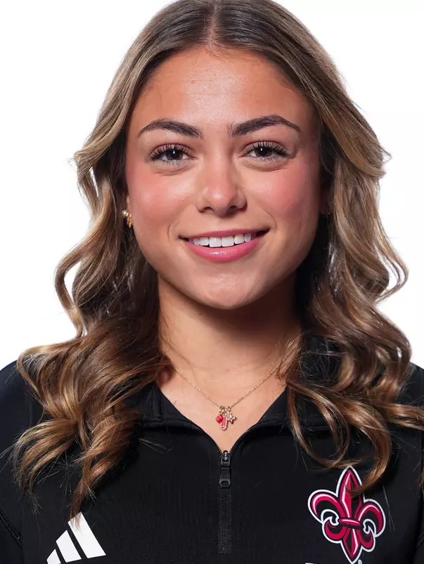 LAFAYETTE, LA - JANUARY 13: Camryn Haik poses for a headshot at the Louisiana Creative Studio on January 13, 2026 in Lafayette, Louisiana. (Photo by Benjamin R. Massey/Ragin’ Cajuns Athletics)