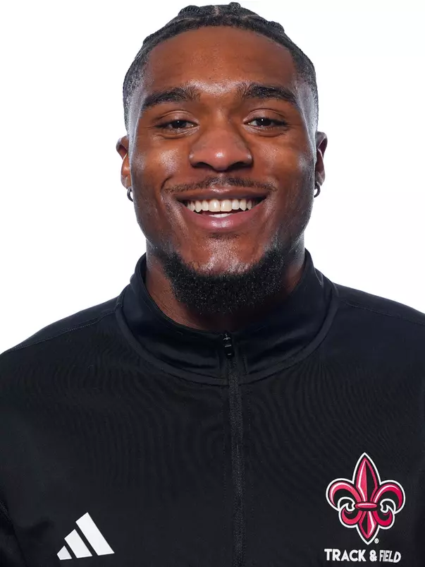 LAFAYETTE, LA - JANUARY 13: Camren Hardy poses for a headshot at the Louisiana Creative Studio on January 13, 2026 in Lafayette, Louisiana. (Photo by Benjamin R. Massey/Ragin’ Cajuns Athletics)