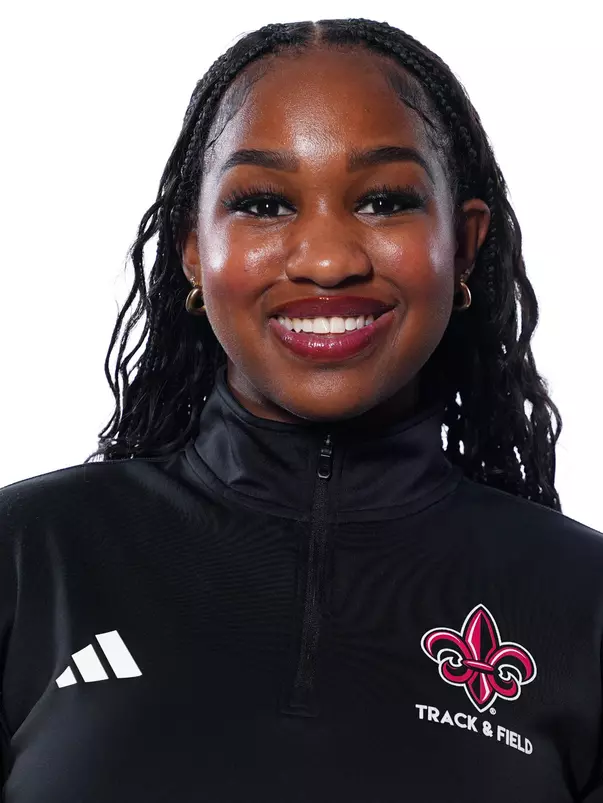 LAFAYETTE, LA - JANUARY 13: Aniya Hill poses for a headshot at the Louisiana Creative Studio on January 13, 2026 in Lafayette, Louisiana. (Photo by Benjamin R. Massey/Ragin’ Cajuns Athletics)