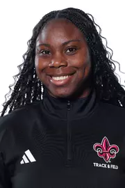 LAFAYETTE, LA - JANUARY 13: Kimola Hines poses for a headshot at the Louisiana Creative Studio on January 13, 2026 in Lafayette, Louisiana. (Photo by Benjamin R. Massey/Ragin’ Cajuns Athletics)