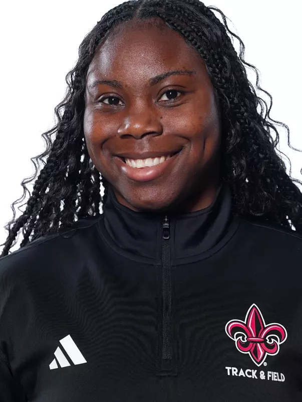 LAFAYETTE, LA - JANUARY 13: Kimola Hines poses for a headshot at the Louisiana Creative Studio on January 13, 2026 in Lafayette, Louisiana. (Photo by Benjamin R. Massey/Ragin’ Cajuns Athletics)
