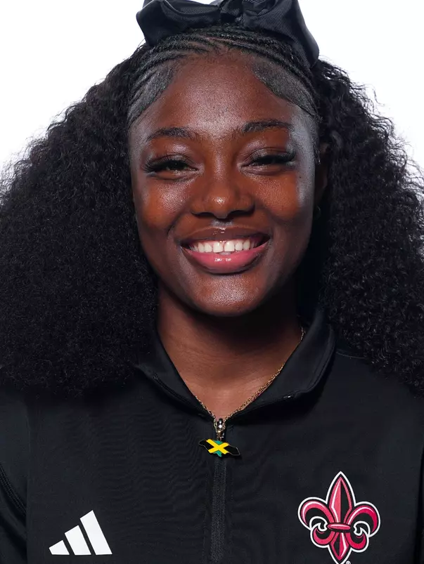 LAFAYETTE, LA - JANUARY 13: Twyshanna Huie poses for a headshot at the Louisiana Creative Studio on January 13, 2026 in Lafayette, Louisiana. (Photo by Benjamin R. Massey/Ragin’ Cajuns Athletics)