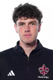 Jackson Jarrett poses for a headshot during Louisiana Track and Field Media Day