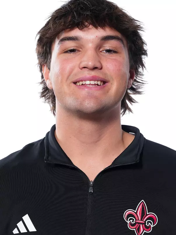 LAFAYETTE, LA - JANUARY 13: Sam Kinnard poses for a headshot at the Louisiana Creative Studio on January 13, 2026 in Lafayette, Louisiana. (Photo by Benjamin R. Massey/Ragin’ Cajuns Athletics)