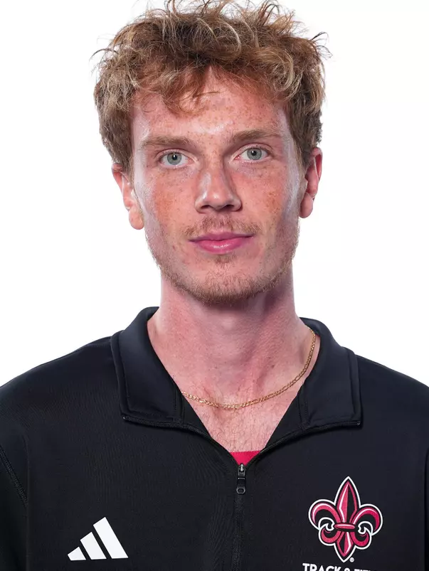 LAFAYETTE, LA - JANUARY 13: Henry Lyon poses for a headshot at the Louisiana Creative Studio on January 13, 2026 in Lafayette, Louisiana. (Photo by Benjamin R. Massey/Ragin’ Cajuns Athletics)