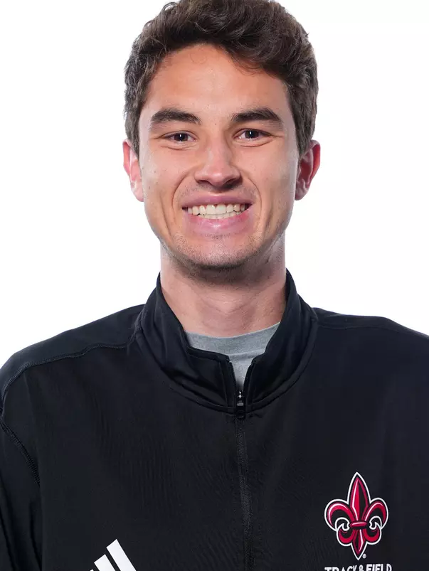 LAFAYETTE, LA - JANUARY 13: John Walker McDonald poses for a headshot at the Louisiana Creative Studio on January 13, 2026 in Lafayette, Louisiana. (Photo by Benjamin R. Massey/Ragin’ Cajuns Athletics)