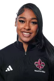 LAFAYETTE, LA - JANUARY 13: Daijah Miller poses for a headshot at the Louisiana Creative Studio on January 13, 2026 in Lafayette, Louisiana. (Photo by Benjamin R. Massey/Ragin’ Cajuns Athletics)