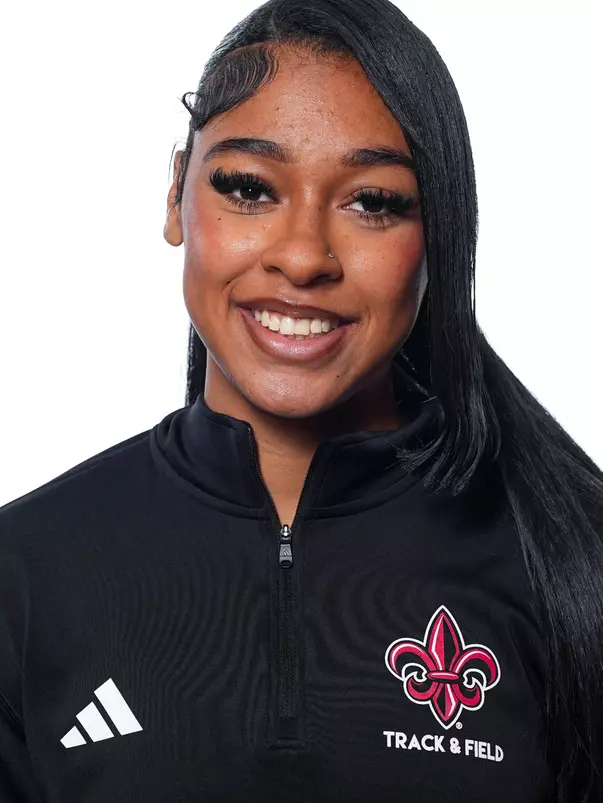 LAFAYETTE, LA - JANUARY 13: Daijah Miller poses for a headshot at the Louisiana Creative Studio on January 13, 2026 in Lafayette, Louisiana. (Photo by Benjamin R. Massey/Ragin’ Cajuns Athletics)