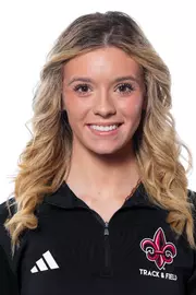 LAFAYETTE, LA - JANUARY 13: Samantha Ponzo poses for a headshot at the Louisiana Creative Studio on January 13, 2026 in Lafayette, Louisiana. (Photo by Benjamin R. Massey/Ragin’ Cajuns Athletics)