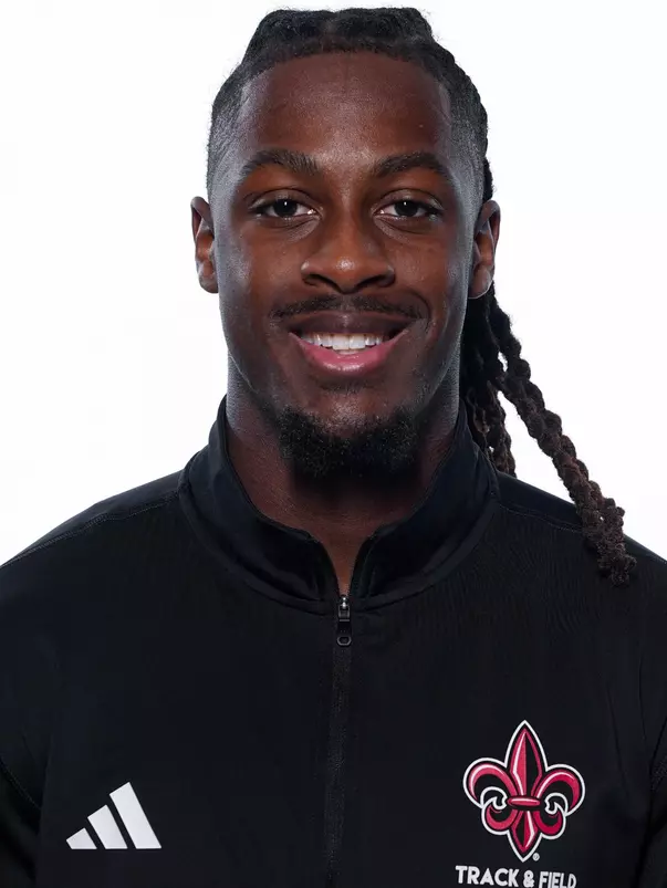LAFAYETTE, LA - JANUARY 09: Caemon Scott poses for a headshot at the Louisiana Creative Studio on January 9, 2026 in Lafayette, Louisiana. (Photo by Benjamin R. Massey/Ragin’ Cajuns Athletics)