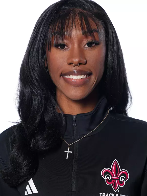 LAFAYETTE, LA - JANUARY 13: Chaniqua Tonge poses for a headshot at the Louisiana Creative Studio on January 13, 2026 in Lafayette, Louisiana. (Photo by Benjamin R. Massey/Ragin’ Cajuns Athletics)