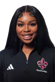 LAFAYETTE, LA - JANUARY 13: Anniah Williams poses for a headshot at the Louisiana Creative Studio on January 13, 2026 in Lafayette, Louisiana. (Photo by Benjamin R. Massey/Ragin’ Cajuns Athletics)