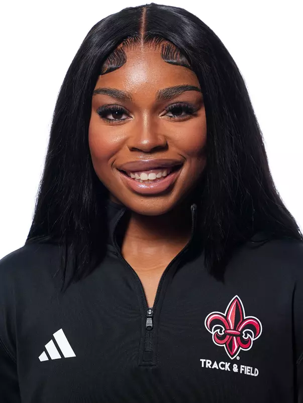 LAFAYETTE, LA - JANUARY 13: Anniah Williams poses for a headshot at the Louisiana Creative Studio on January 13, 2026 in Lafayette, Louisiana. (Photo by Benjamin R. Massey/Ragin’ Cajuns Athletics)