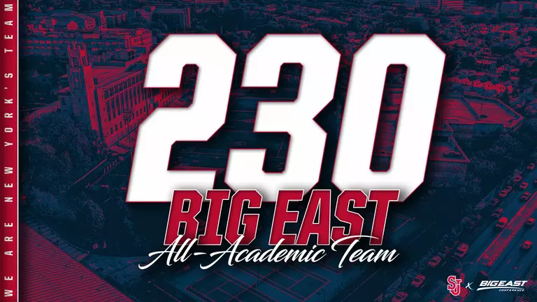 230 St. John’s Student-Athletes Named to BIG EAST All-Academic Team