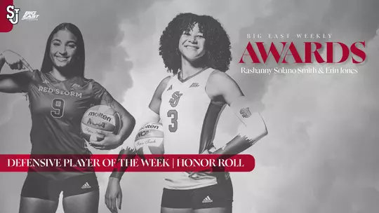 SolanoSmith/Jones BIG EAST Weekly Honor Roll