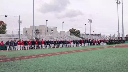 St. John's Baseball honoring the legacy of Michael Weinberg and Anthony Varvaro.