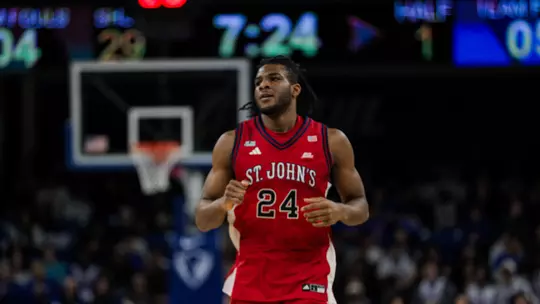 Zuby Ejiofor became the 54th player in program history to score 1,000 career points at St. John's