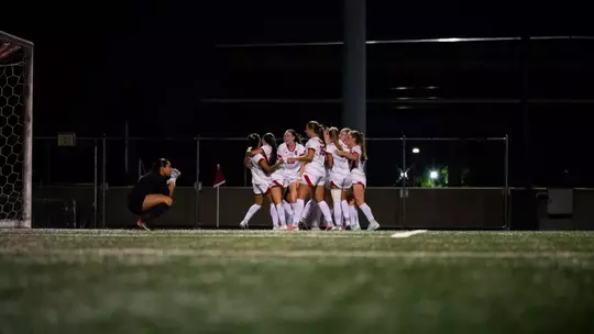 Team Celebration on Leah Anand Game-Winner