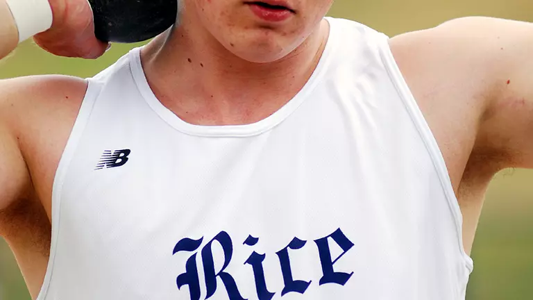 Stadel Leads Owls With Throws Double at Twilight Meet