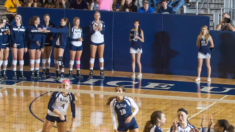 VB: Tulsa Edges Rice In Five Sets