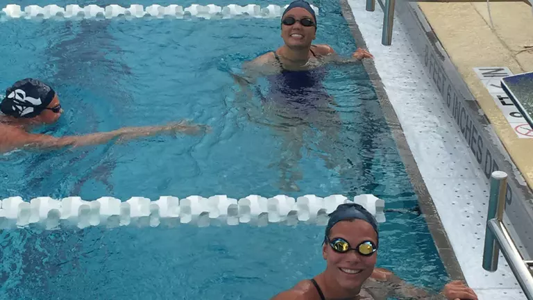 Swimmers Defeat Nationally-Ranked Miami Saturday