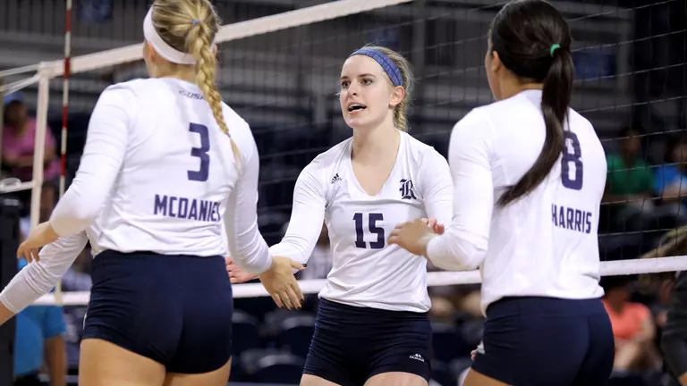 Owls Sweep Blazers at Tudor Fieldhouse