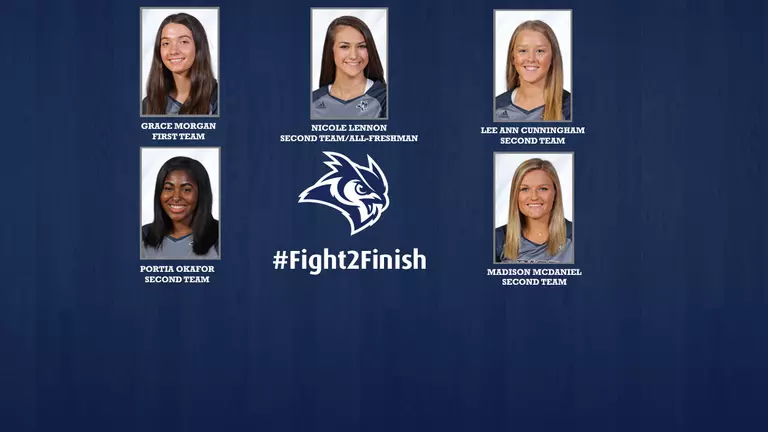 Volleyball Lands Five on All-Conference Teams