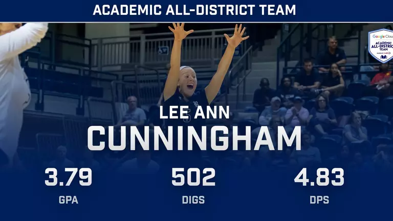Cunningham Named to Google Cloud Academic All-District Team