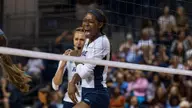 Adekunle Records 20 Kills in Owls 10th Straight Win