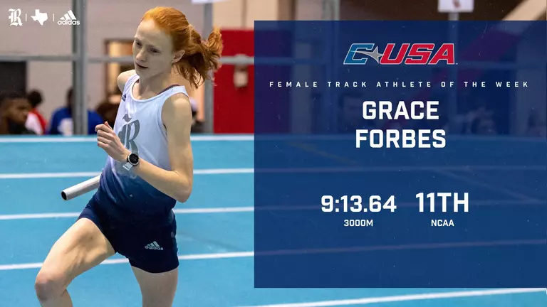 Forbes Repeats as C-USA Track Athlete of the Week