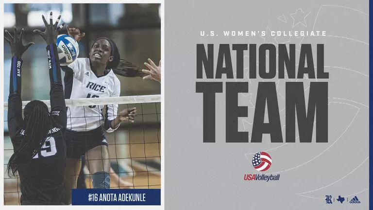 Adekunle Named to U.S. Women’s Collegiate National Team