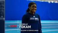 Fokam Earns C-USA Spirit of Service Award