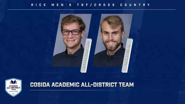 Carvalho, Dunbar Selected to CoSIDA Academic All-District Team
