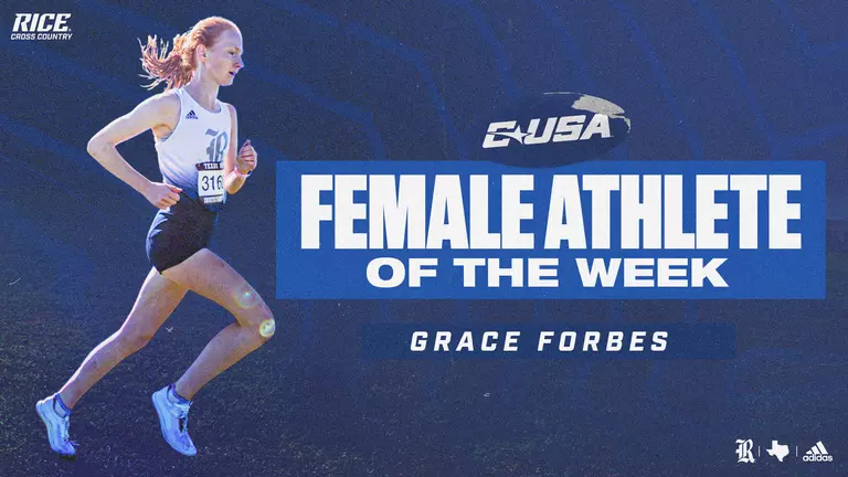 Forbes Earns Third C-USA Female Athlete of the Week